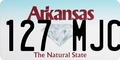 AR license plate 127MJC