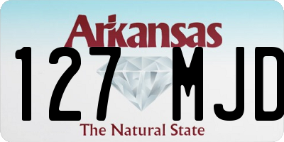 AR license plate 127MJD