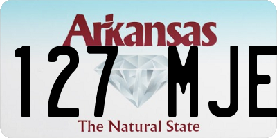 AR license plate 127MJE