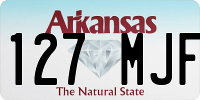 AR license plate 127MJF