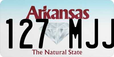 AR license plate 127MJJ