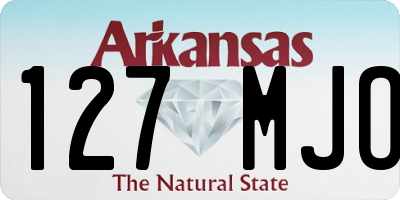 AR license plate 127MJO