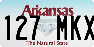 AR license plate 127MKX