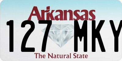 AR license plate 127MKY