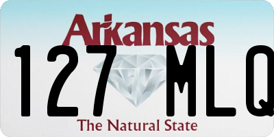 AR license plate 127MLQ