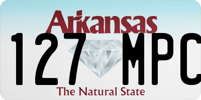AR license plate 127MPC