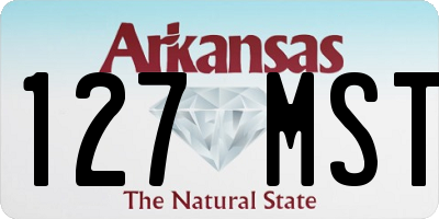 AR license plate 127MST