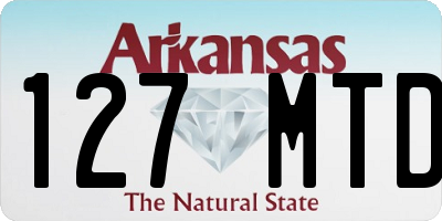AR license plate 127MTD
