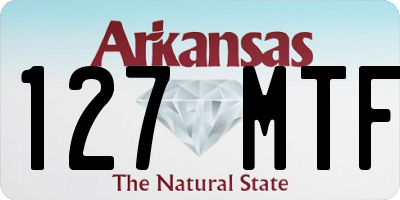 AR license plate 127MTF