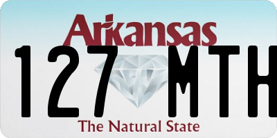 AR license plate 127MTH