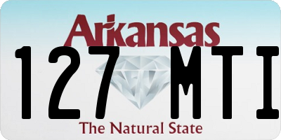 AR license plate 127MTI