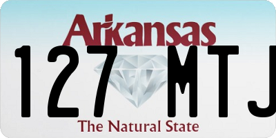 AR license plate 127MTJ