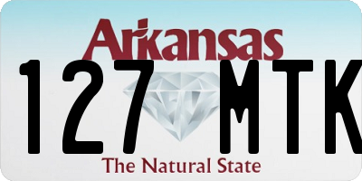 AR license plate 127MTK