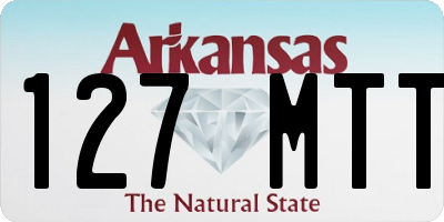 AR license plate 127MTT