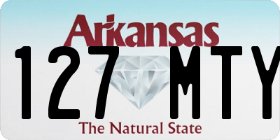 AR license plate 127MTY