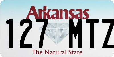 AR license plate 127MTZ