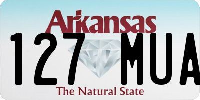AR license plate 127MUA
