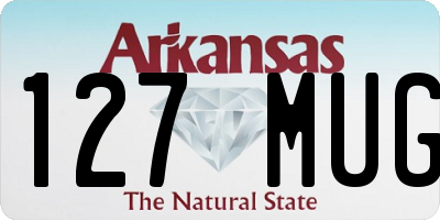 AR license plate 127MUG