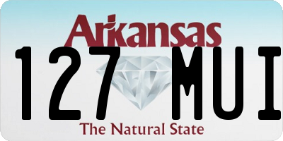 AR license plate 127MUI