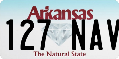 AR license plate 127NAV