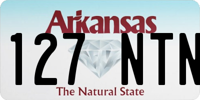 AR license plate 127NTN