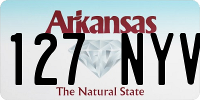 AR license plate 127NYV