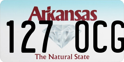 AR license plate 127OCG