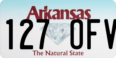 AR license plate 127OFV