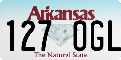 AR license plate 127OGL