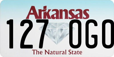 AR license plate 127OGO