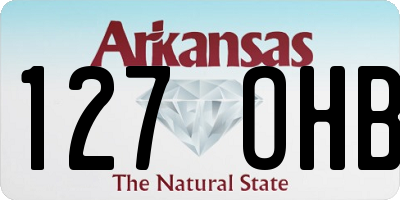 AR license plate 127OHB