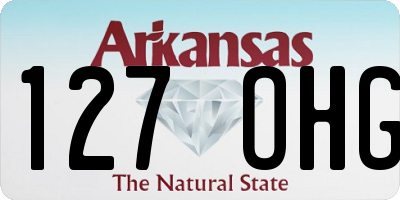 AR license plate 127OHG