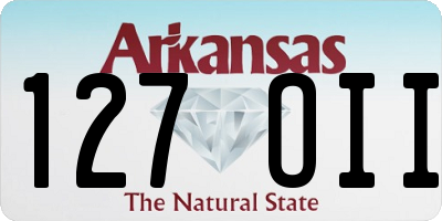 AR license plate 127OII