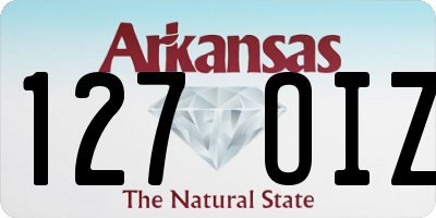 AR license plate 127OIZ