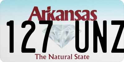 AR license plate 127UNZ