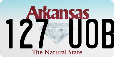 AR license plate 127UOB