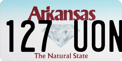 AR license plate 127UON