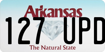 AR license plate 127UPD