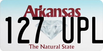 AR license plate 127UPL