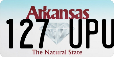 AR license plate 127UPU