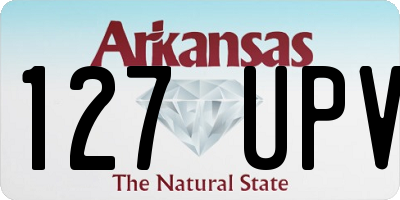 AR license plate 127UPV