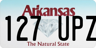 AR license plate 127UPZ
