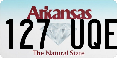AR license plate 127UQE