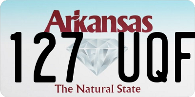 AR license plate 127UQF