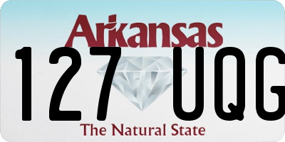 AR license plate 127UQG