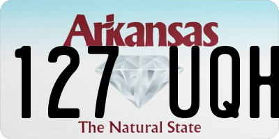 AR license plate 127UQH