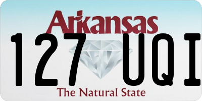 AR license plate 127UQI