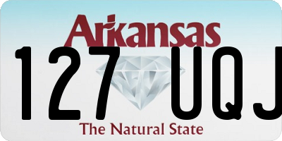 AR license plate 127UQJ