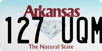 AR license plate 127UQM