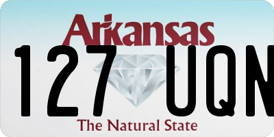 AR license plate 127UQN